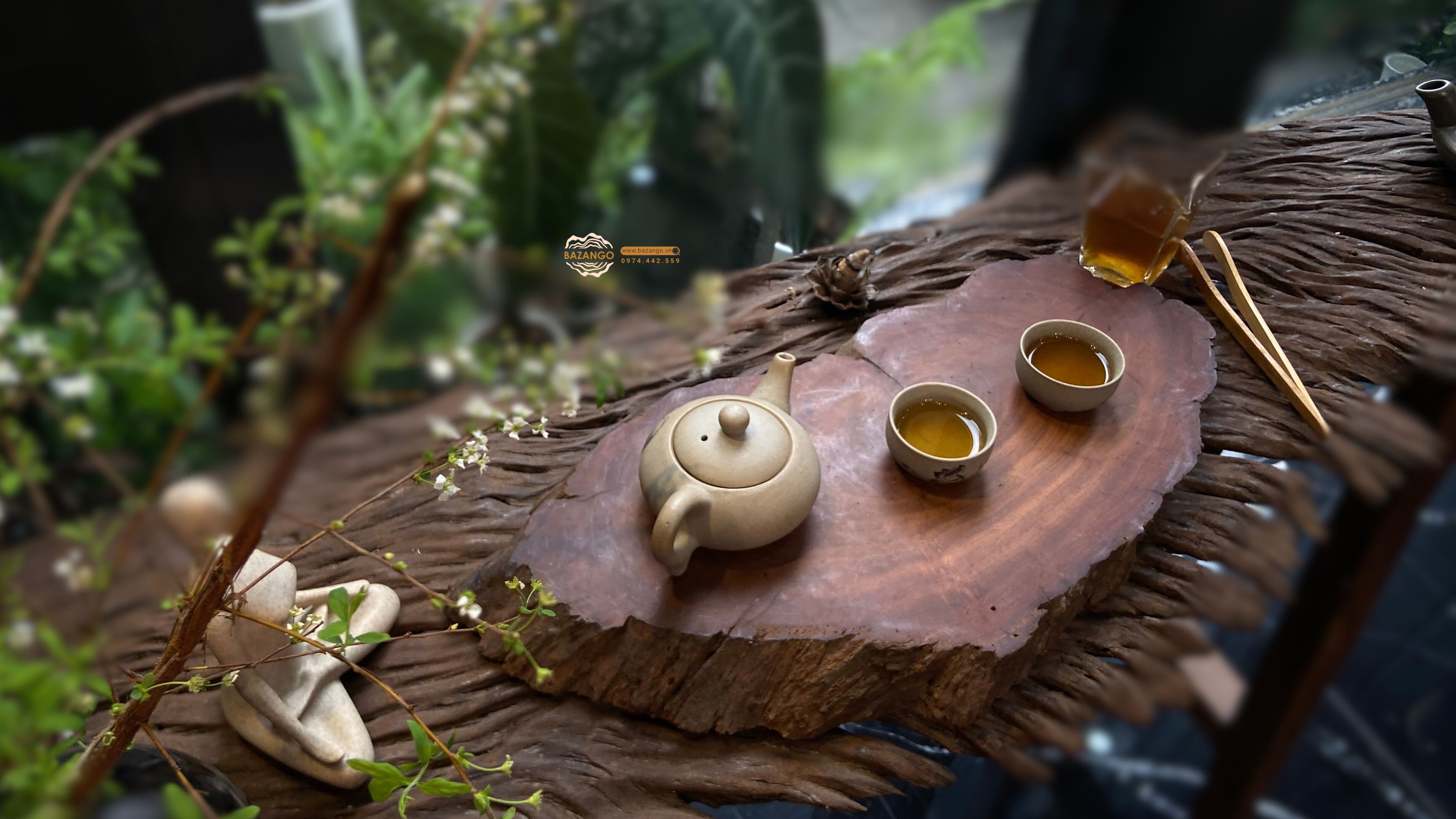 Khay trà gỗ