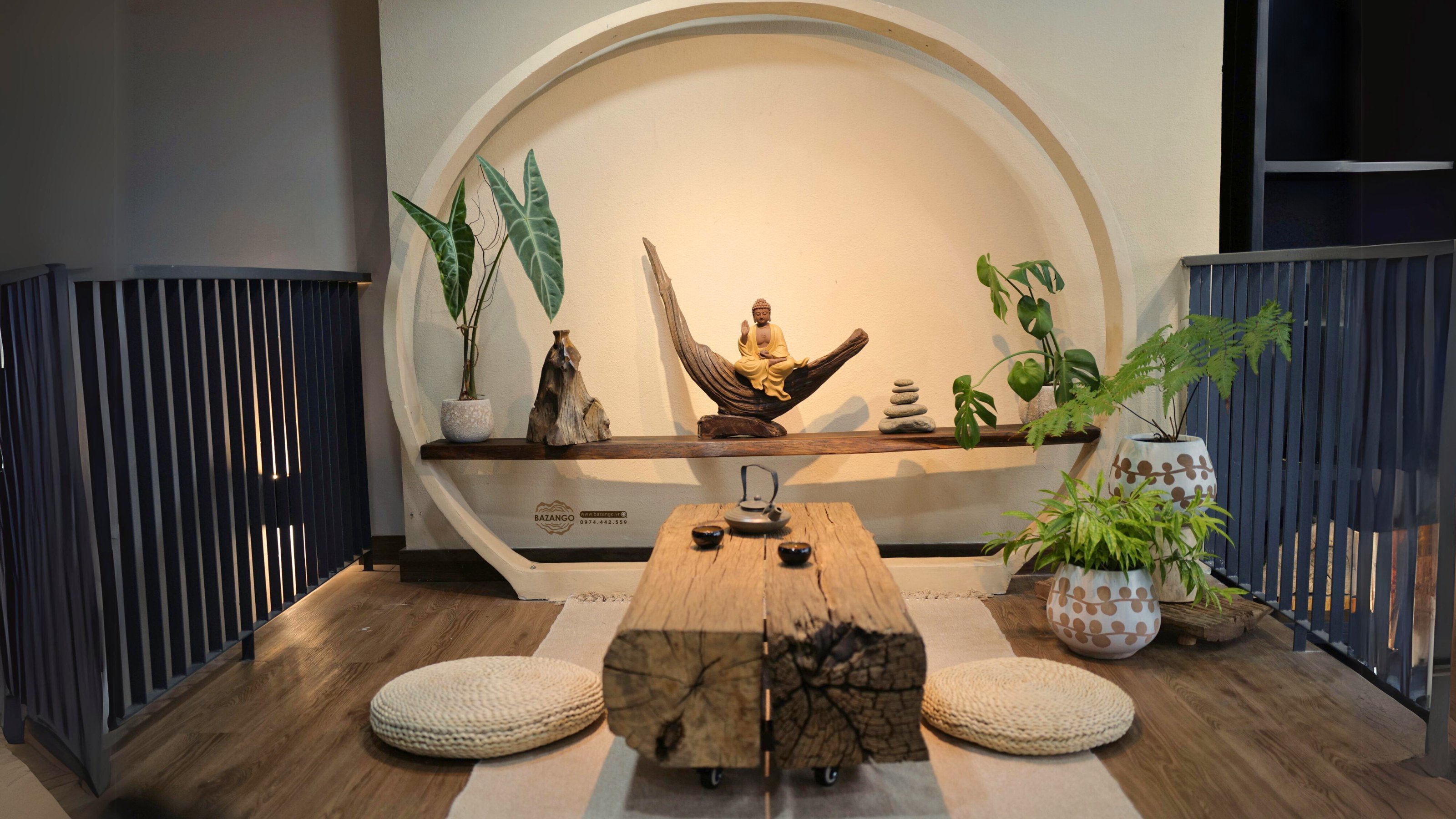 Bàn trà gỗ tự nhiên