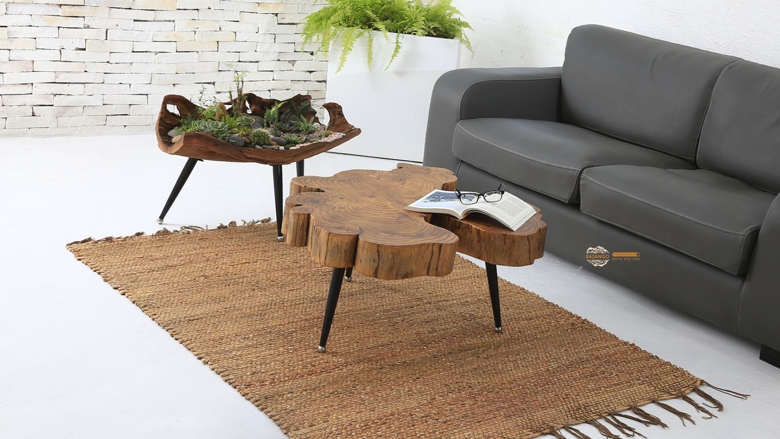 Bàn sofa gỗ tự nhiên
