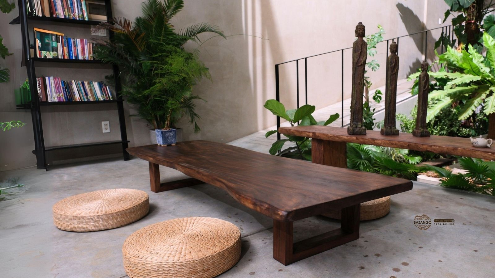 Bàn trà gỗ tự nhiên