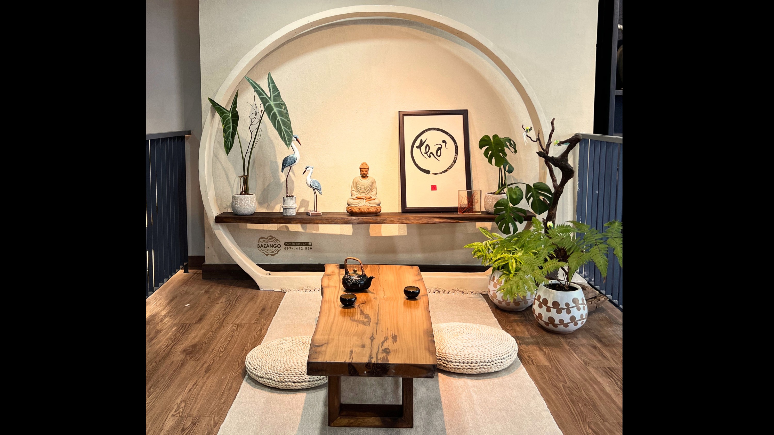 bàn trà gỗ tự nhiên