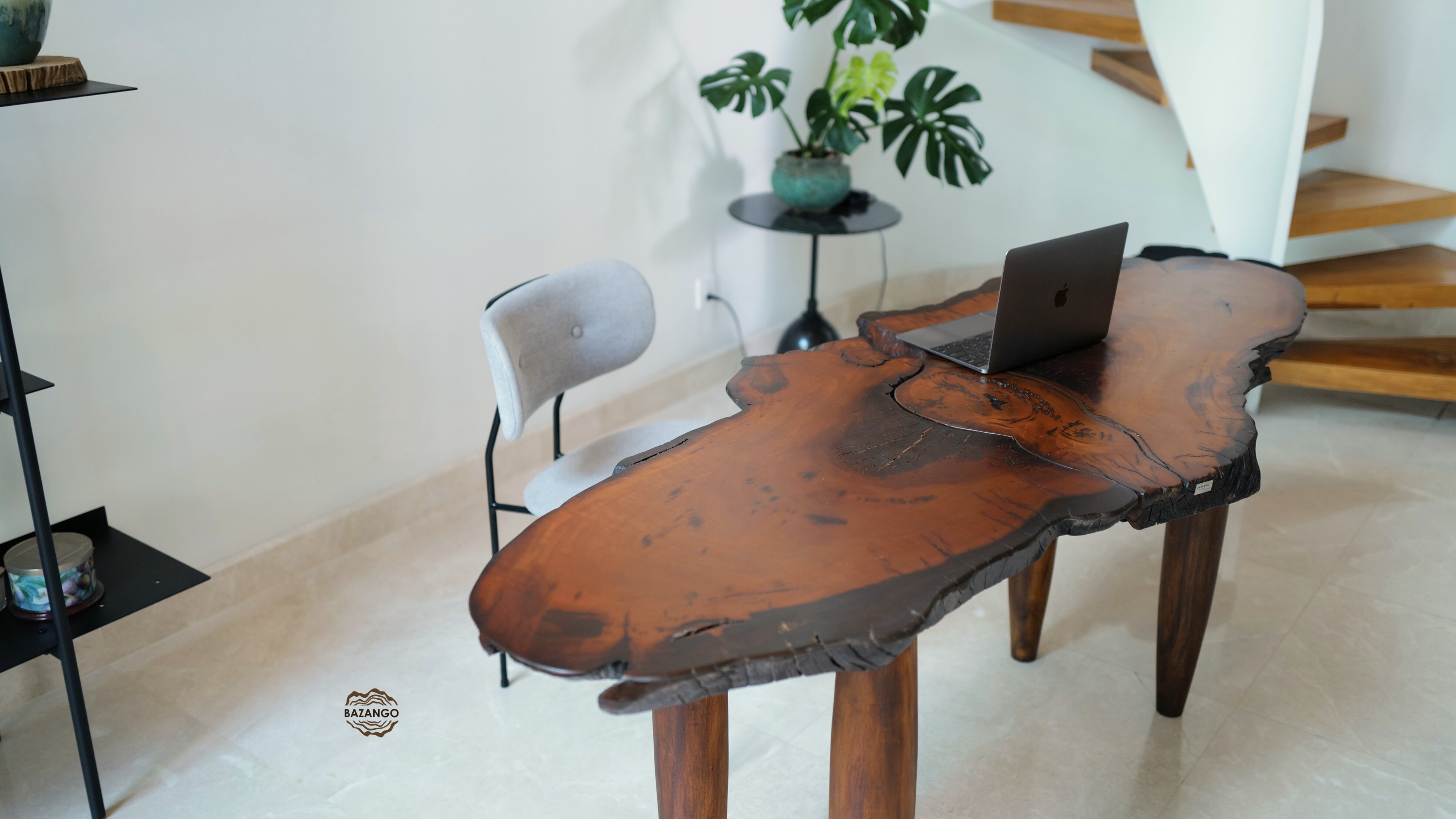 Bàn trà cao gỗ tự nhiên