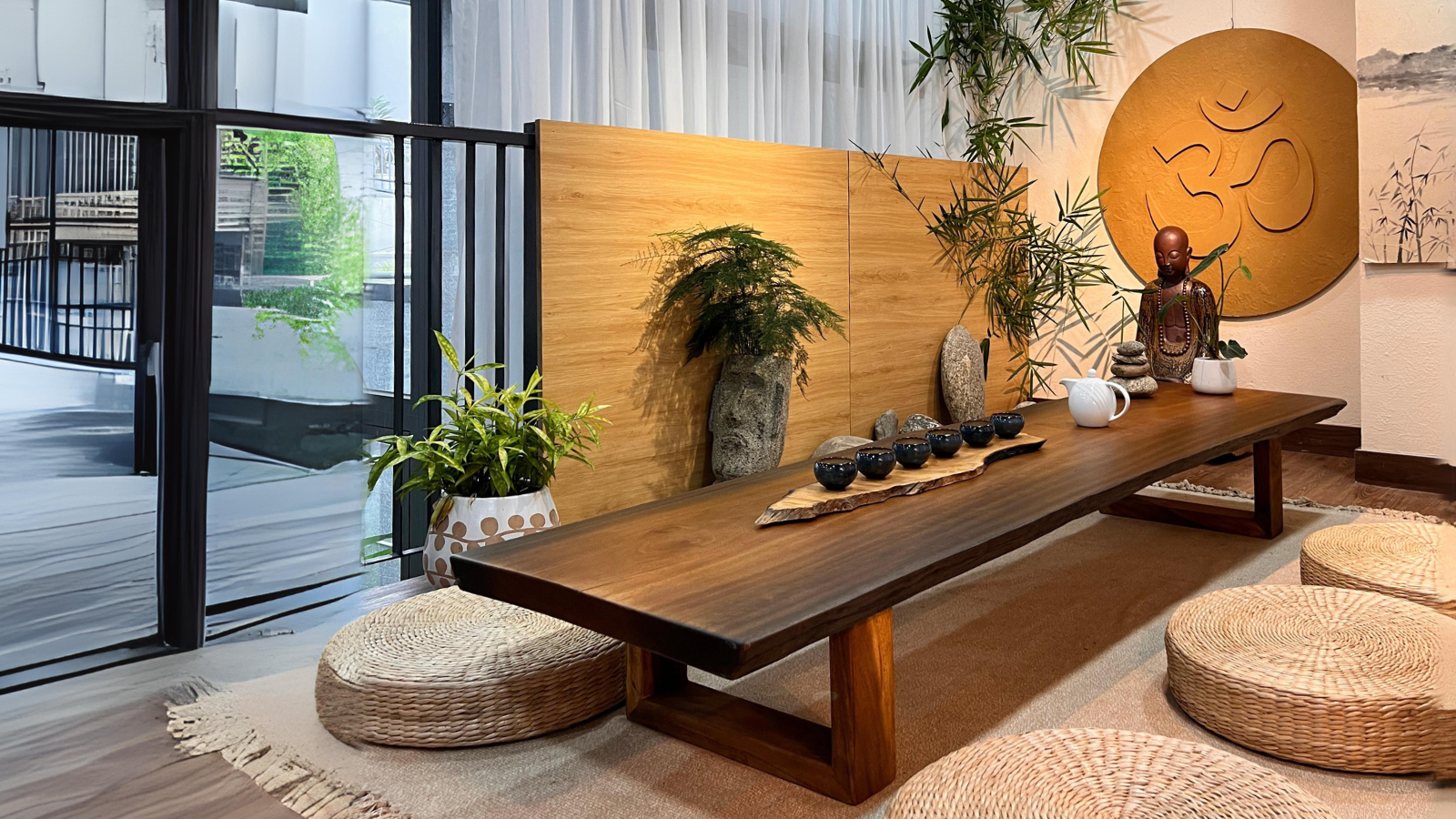 Bàn trà gỗ tự nhiên