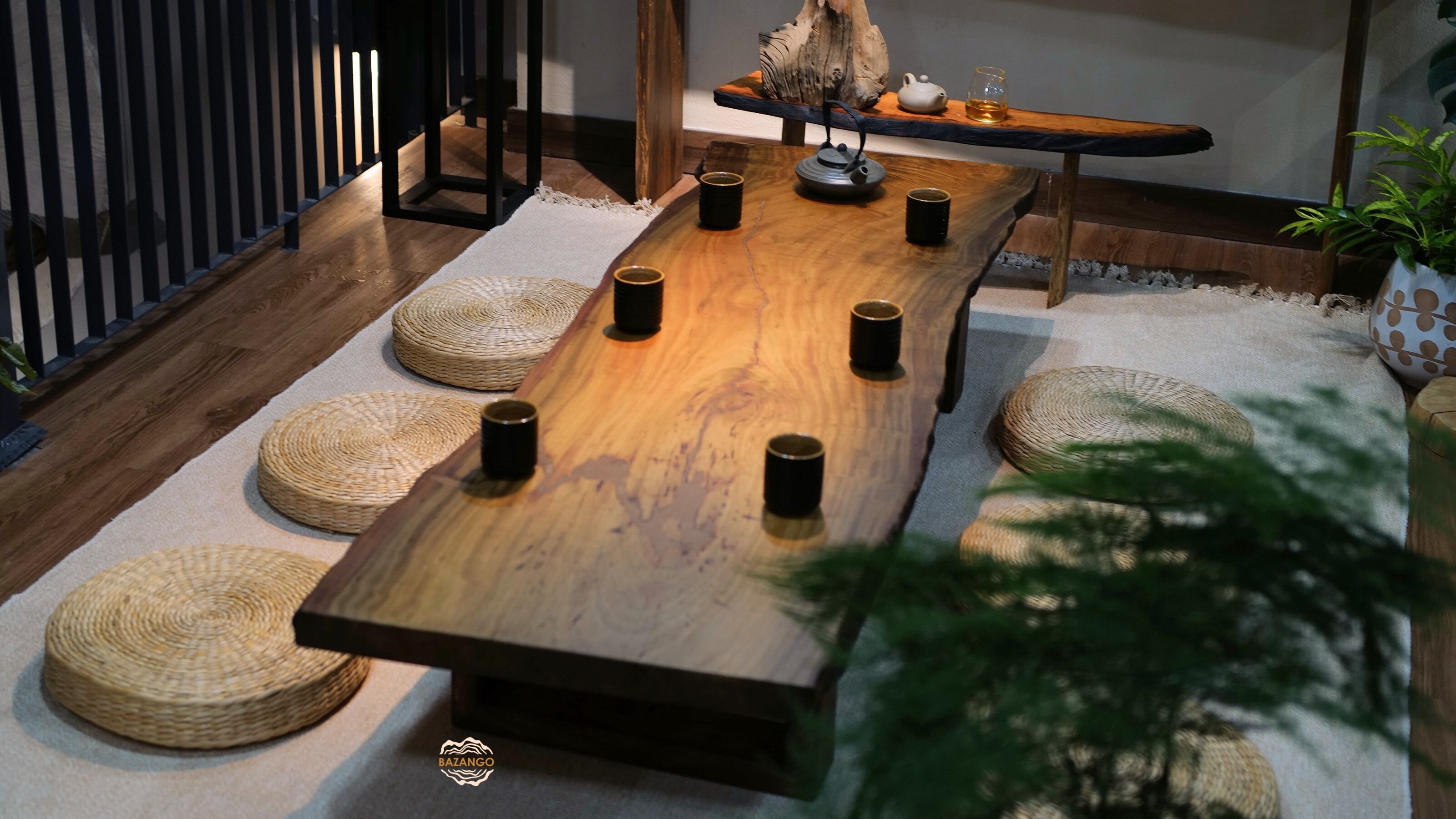 bàn trà gỗ tự nhiên