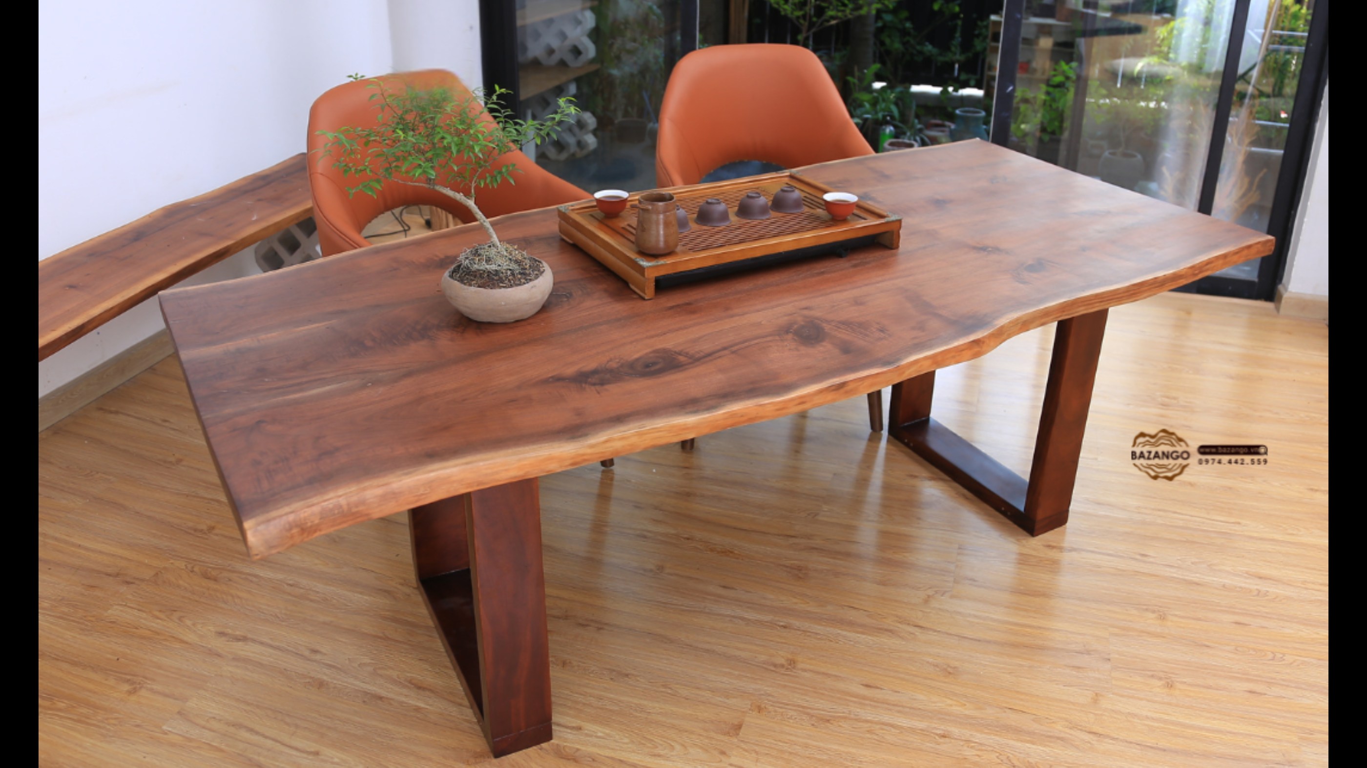 Bàn trà gỗ tự nhiên