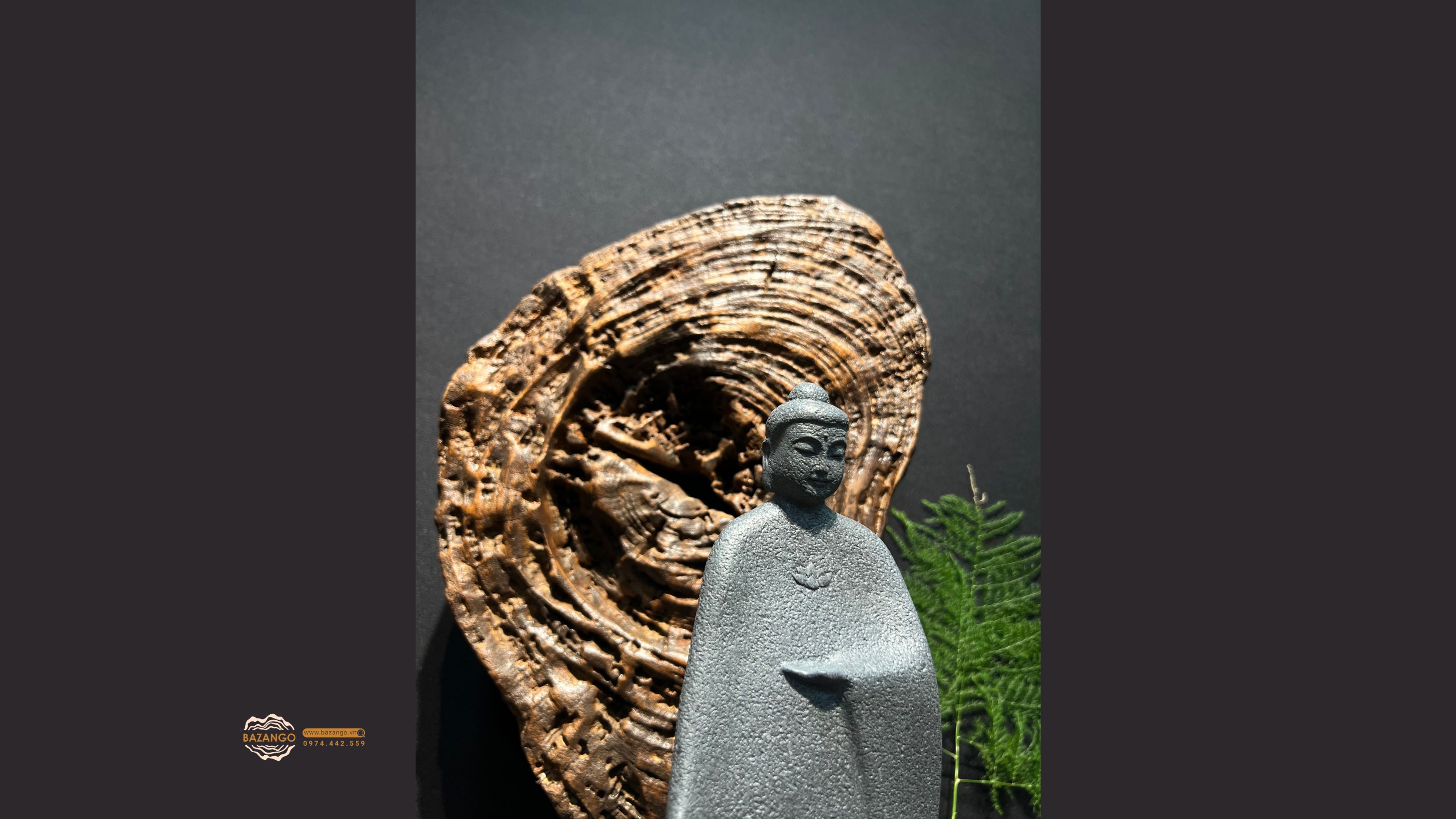 tượng phật - gỗ lũa trang trí
