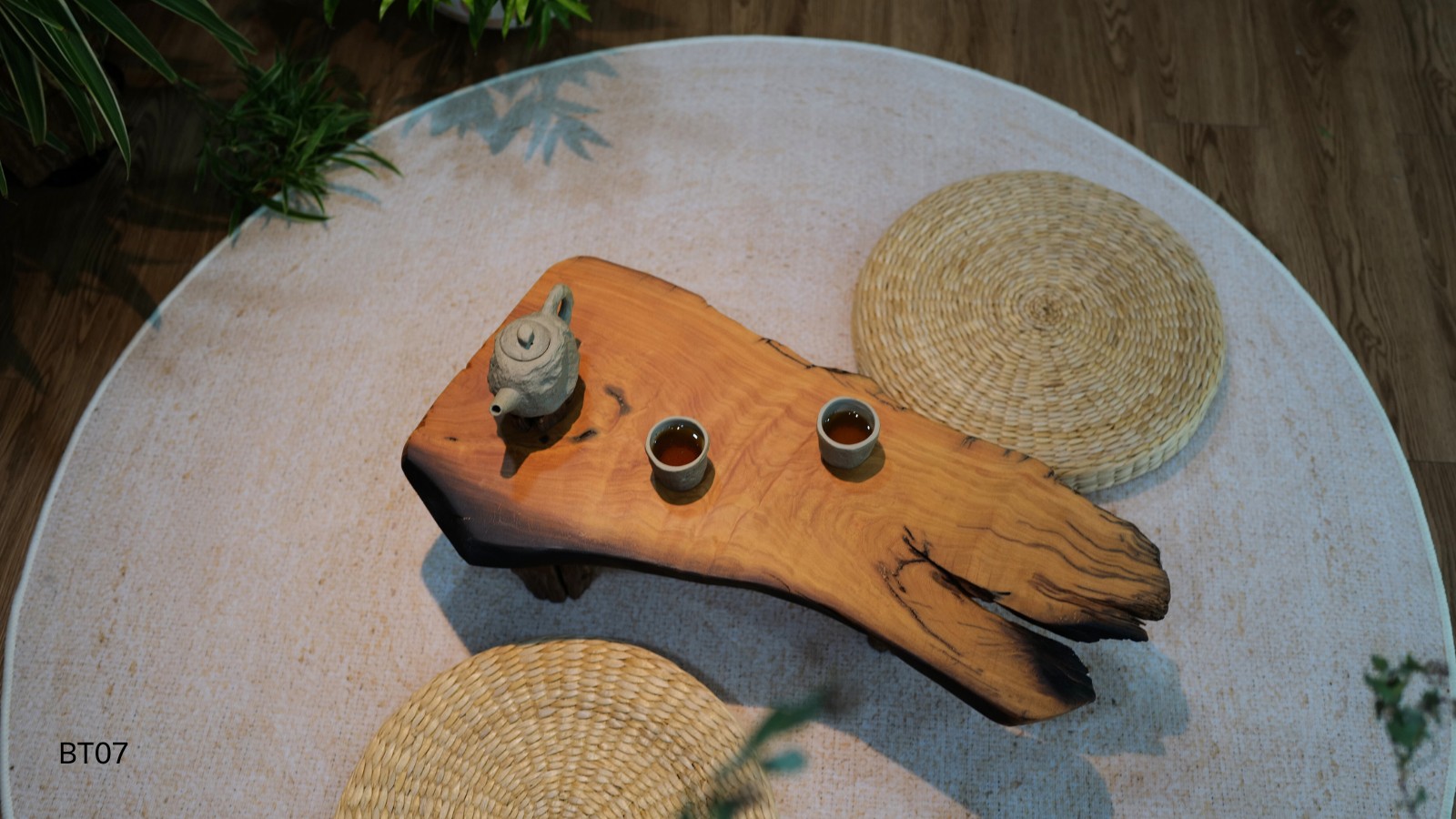 Khay trà gỗ lũa