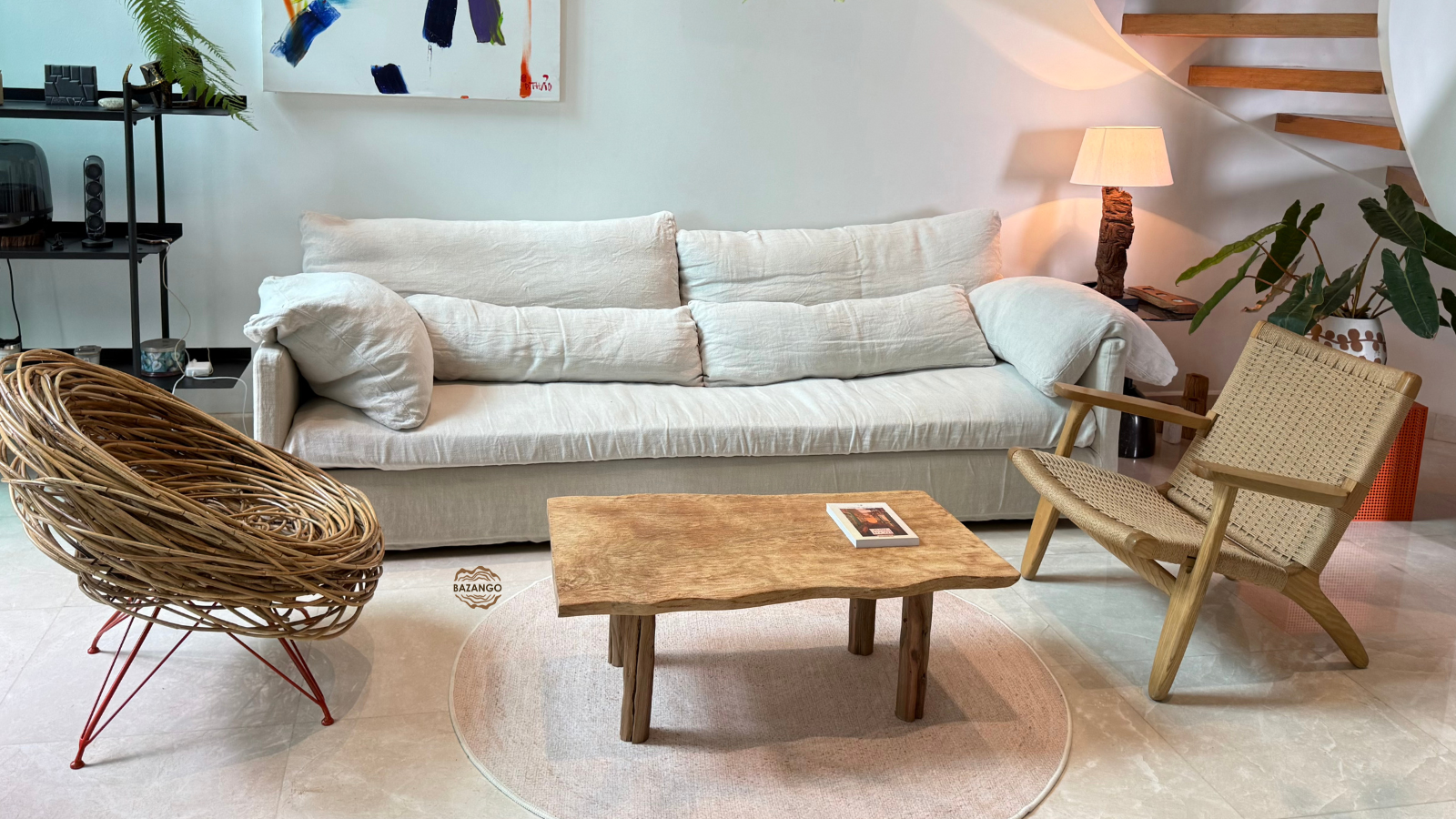 Sofa gỗ phong cách Nhật