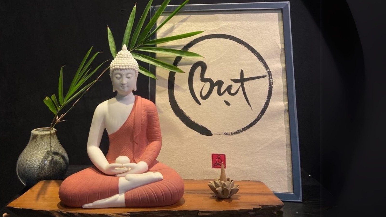 Tranh thiền trang trí phòng trà