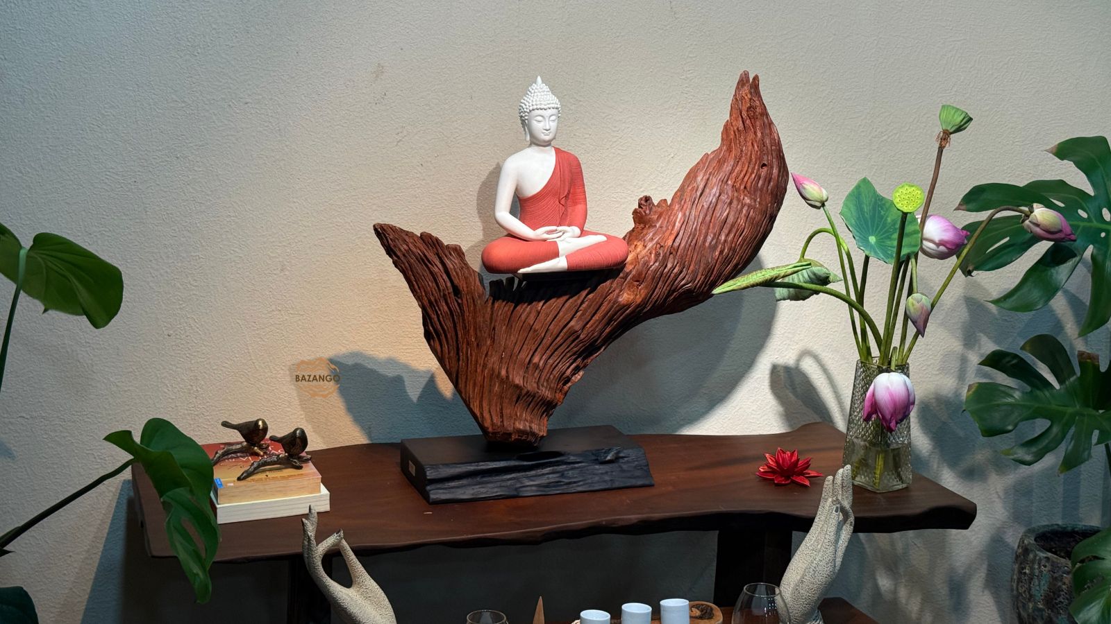 Tượng phật gỗ tự nhiên